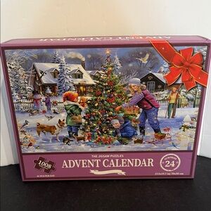 Jigsaw Puzzles Advent Calendar 1008 Pieces Total (42/day) Winter Wonderland